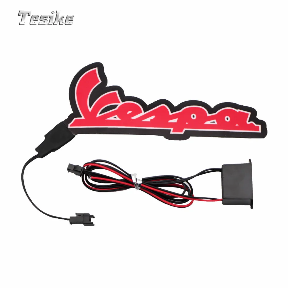 

For PIAGGIO Vespa GTS300 LX125 LX150 125 150 Sprint Primavera 300 LX LXV Motorfiets Licht LED DIY Reflecterende Koud Sticker