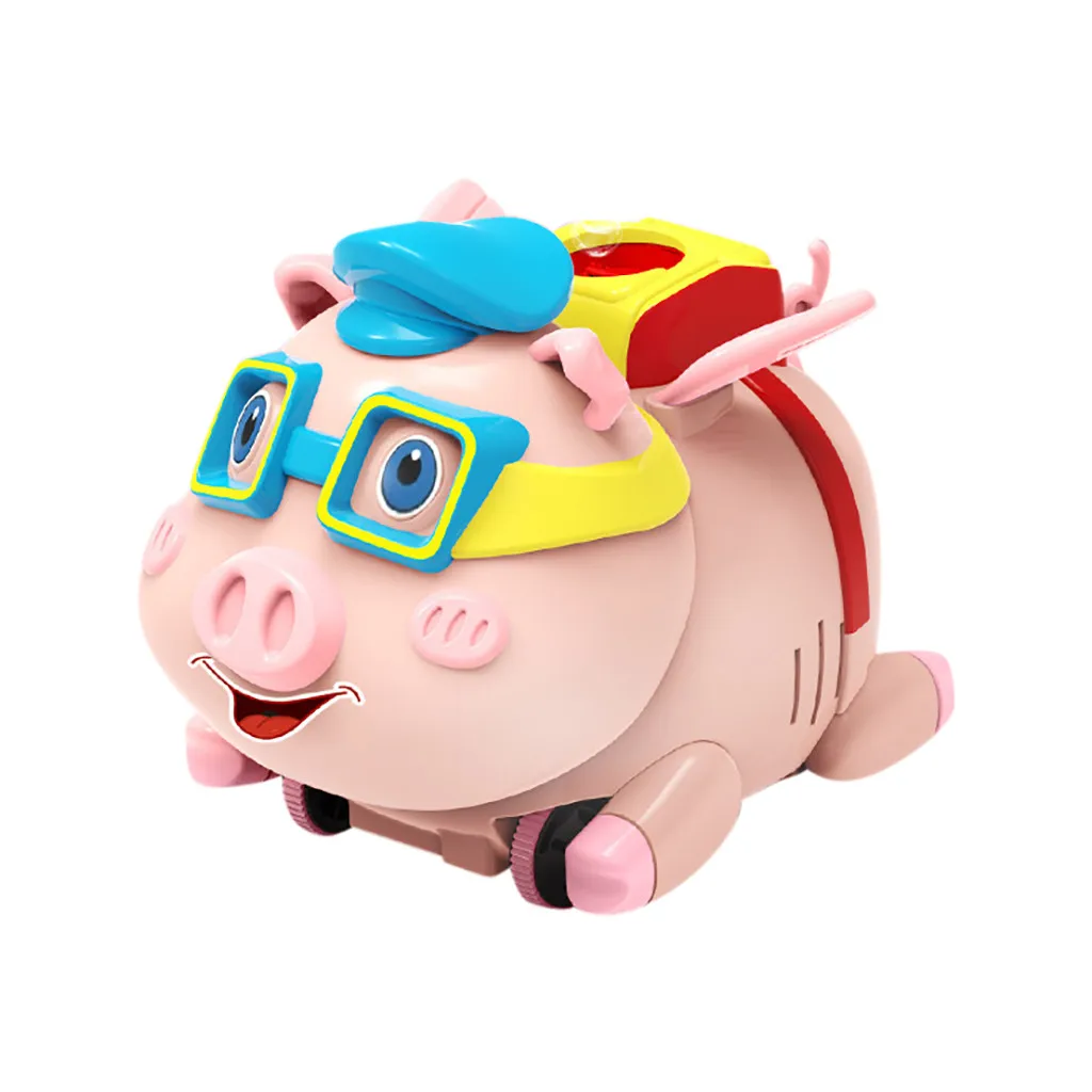 HIINST Kids Bubble Pig с 2 4G часами пульт дистанционного управления светодиодная вспышка и