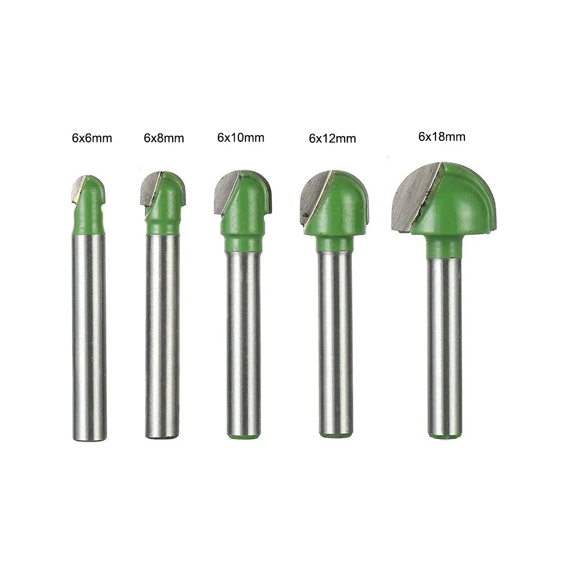 Фреза Концевая по дереву 6-18 мм хвостовик 6 | Инструменты