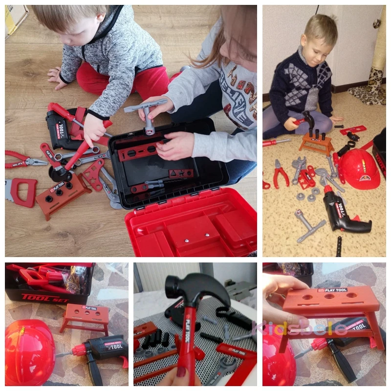 Детский набор инструментов, образовательные инструменты для моделирования и ремонта 2019, пластиковая игра, обучающая техника, головоломка и... от AliExpress RU&CIS NEW