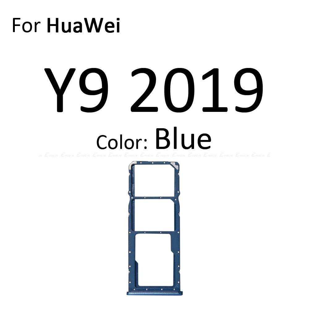 

Sim Micro SD Card Tray Adapter Reader Holder Container Slot Connector Socket For HuaWei Y9 2019 2018 JKM-LX1 LX2 LX3 AL00 TL00