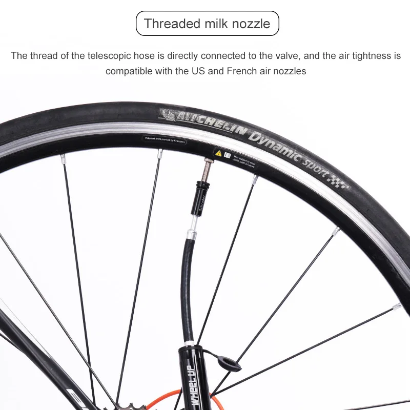 

Bicycle Aluminum Alloy Pump 100PSI Presta Schrader Valve Tire Inflator Portable Mountain Bike Outdoor Emergency Manual Pump