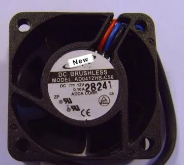 

For ADDA AD0412HB-C56 DC 12V 0.1A 40X40X20mm Server Cooling Fan