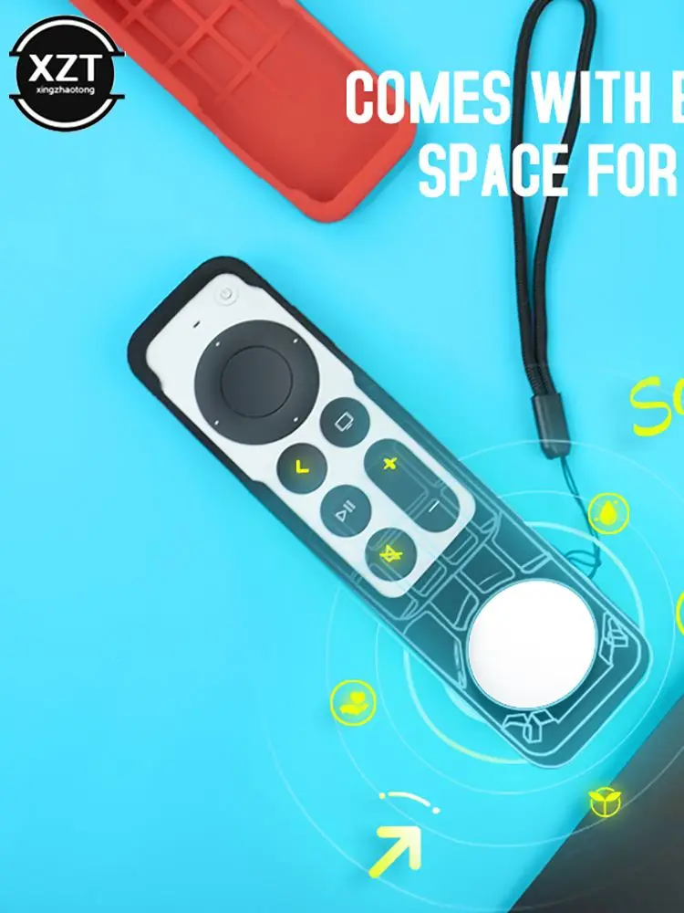 Силиконовый защитный чехол для пульта дистанционного управления Apple TV 4K