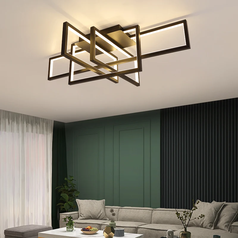 Современная светодиодная люстра с дистанционным управлением для гостиной