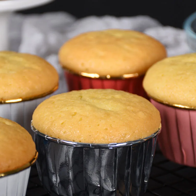 50 шт кекс Бумага чашки маслостойкая форма для порционного кекса выпечки лоток