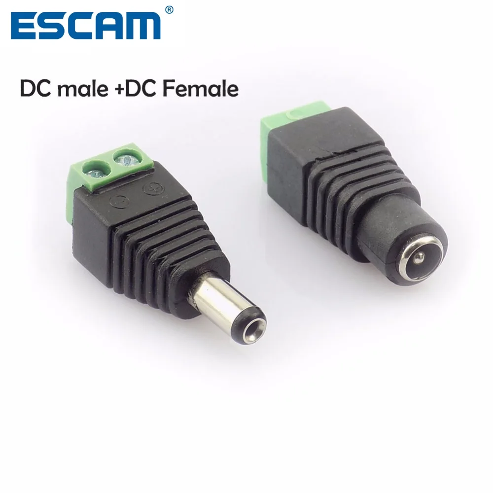 Штепсельная Вилка Coax Cat5 Bnc 5 пар (10 шт.) гнездовой разъем постоянного тока
