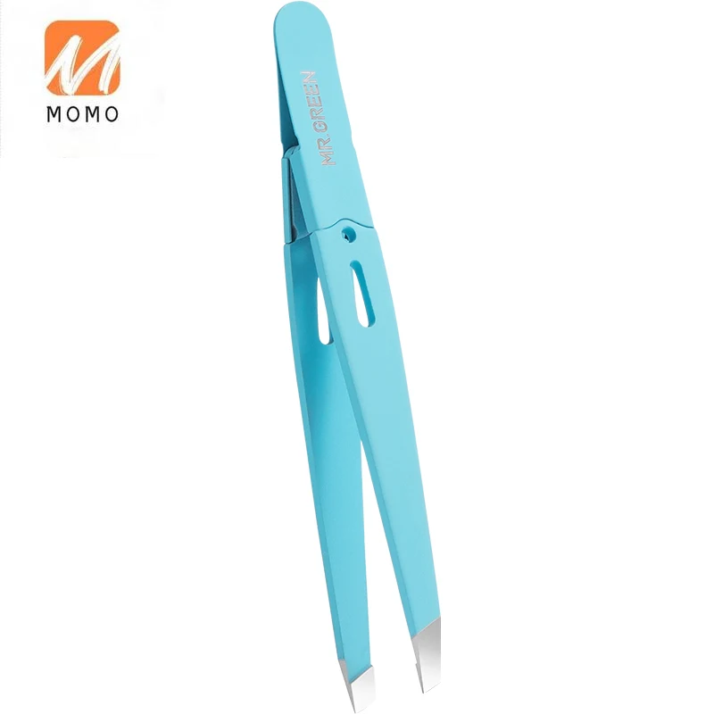 

Eye Tweezer Tweezers Beard Pulling Small Tweezers Oblique Men's Beard Clip Eyebrow Tweezers Multi-function The Standby Family