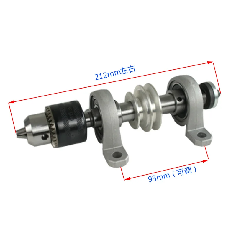 Подшипник блок стол пила сверлильный деревообрабатывающий, вращающийся токарный станок diy без мощности круглый шарик машина резки шпинделя патрон