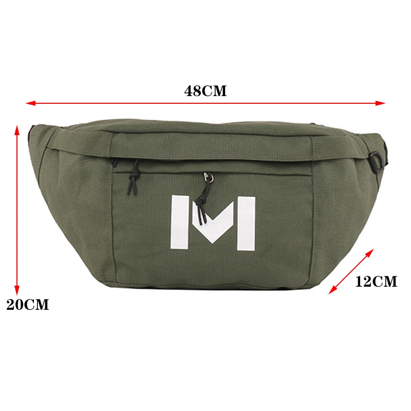 Вместительная поясная сумка унисекс уличная нагрудная сумочка в стиле хип-хоп