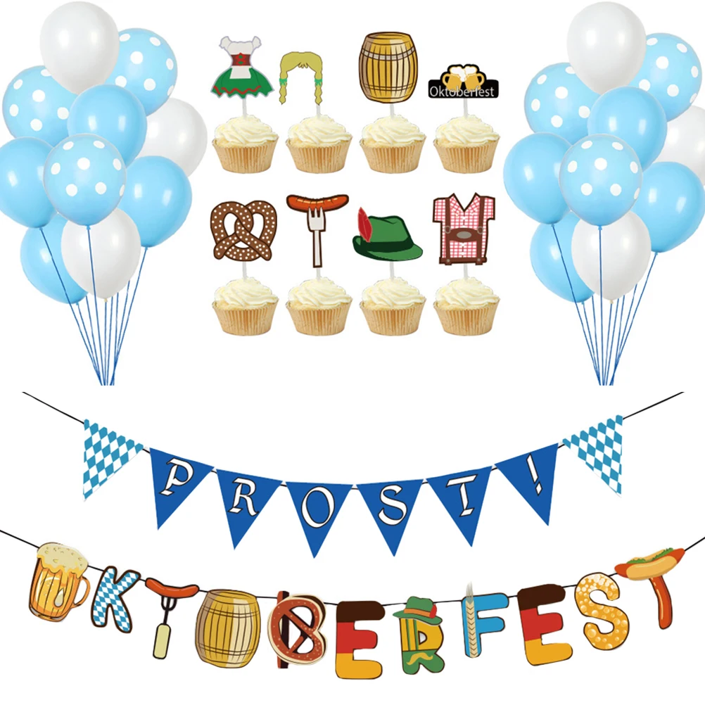 27 шт. баннер на Октоберфест|Украшения своими руками для вечеринки| |