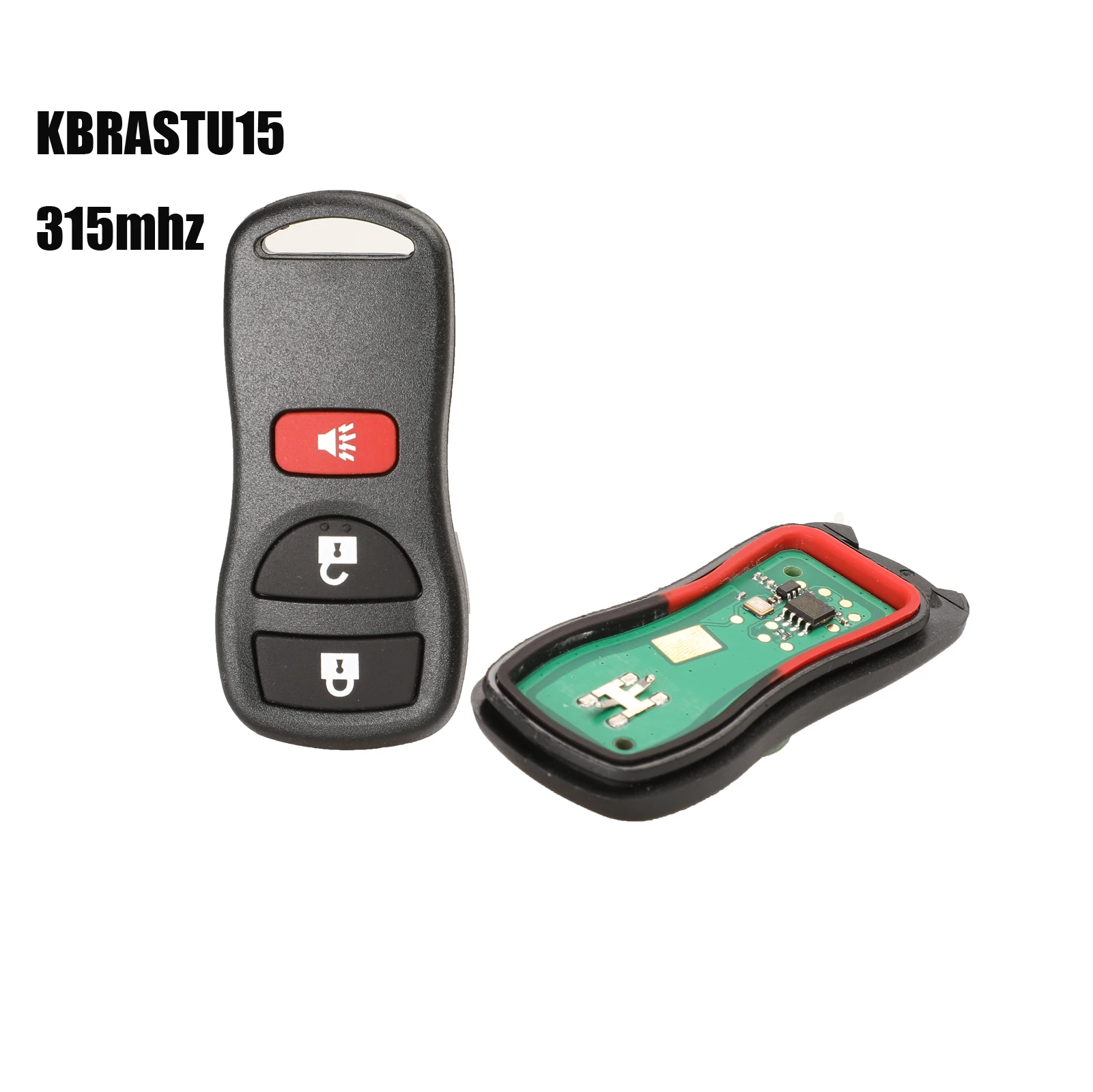 3 кнопки 315MHZ чехол для дистанционного ключа Nissan Keyless entrip 46 чип пустой