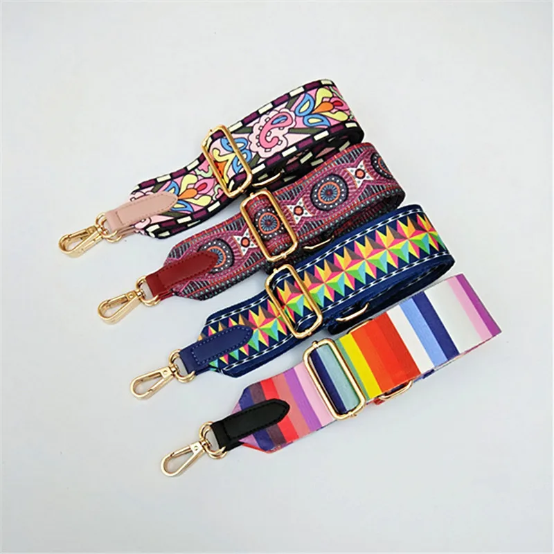 

New Fashion Luxury Long Shoulder Straps Women Bags Accessories Bags Shoulder Straps Single Shoulder Messenger Color Cotton Strap