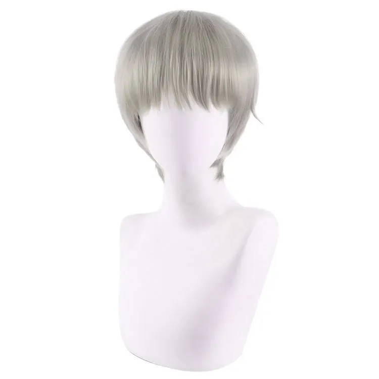 

Anime Jujutsu Kaisen Toge Inumaki Cosplay Wig 30cm Short Wigs Heat Resistant Synthetic Hair+ Wig Cap For Girls