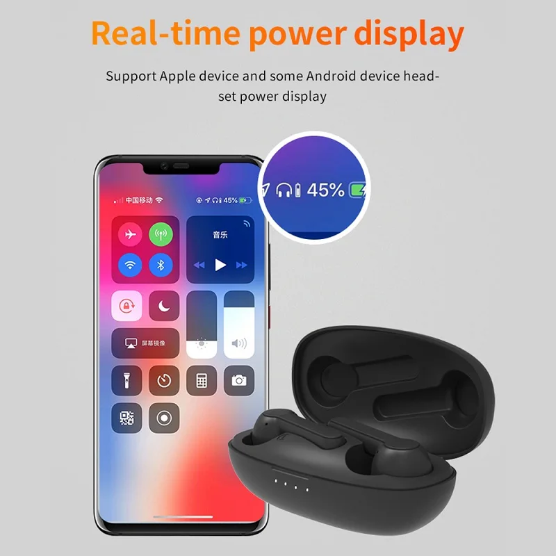 TWS XY 7 Беспроводная Bluetooth гарнитура 5 0 с двумя ушками настоящая стерео спортивные