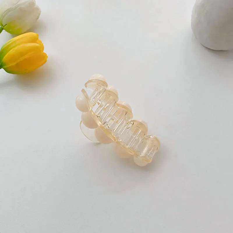 

Acrylic Round Ball Hair Clip Ponytail Women GirlsDIY Makeup Hair Styling Barrettes Candy Color Hair Claws Clip Hair Accessories