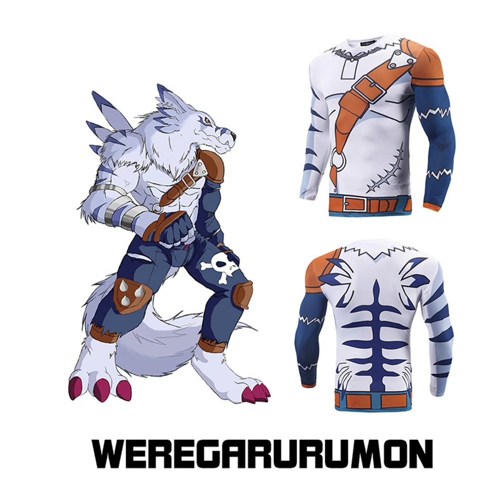 Новый костюм аниме для косплея одежда фитнеса Весенняя новая футболка мужские