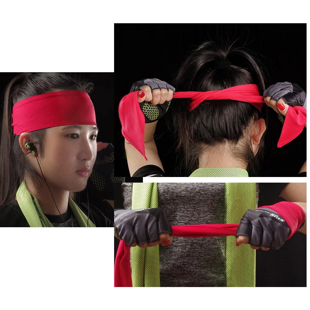 Спортивная повязка на голову для велоспорта йоги влаговпитывающий Пот волос