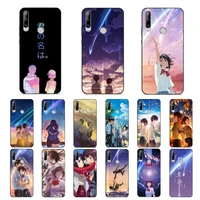 fhnblj your name phone case for huawei y 6 9 7 5 8s prime 2019 2018 enjoy 7 plus
