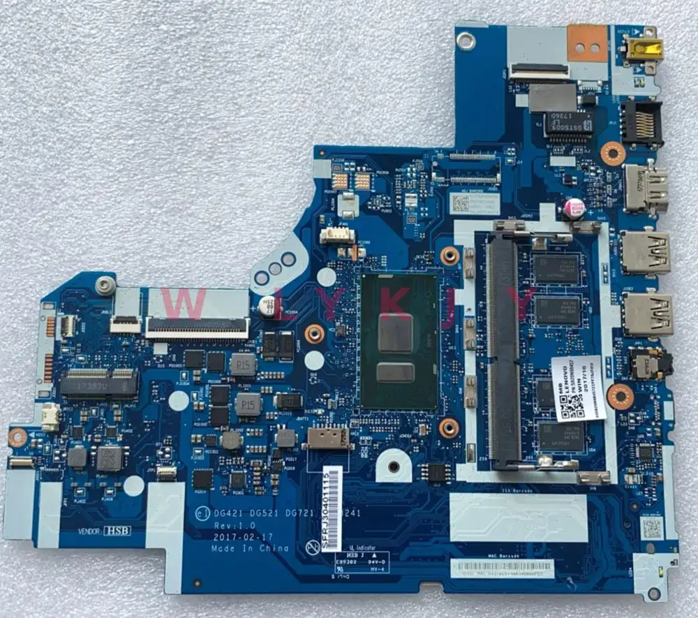 Для Lenovo 320-15ISK 320-15IKB 320-17IKB ноутбук материнская плата DG421 DG521 DG721 NM-B241 i5-7200U
