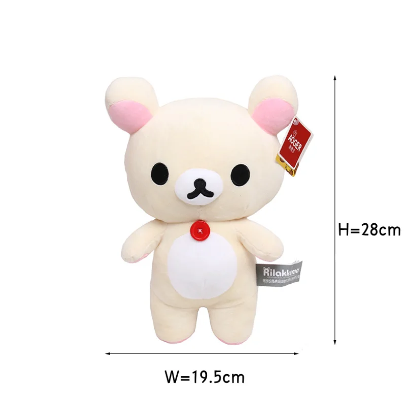Новый стиль клубника Rilakkuma плюшевая игрушка пара медведь мягкая курица кавайная