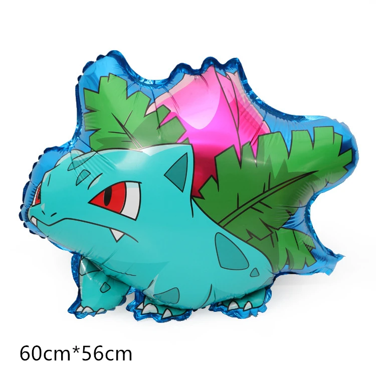 1pc Новинка 12 дюймов Мультяшные шары Пикачу pokemon go expression шарики для день рождения вечерние украшения для детского душа детские игрушки в виде героев - Цвет: 1pc