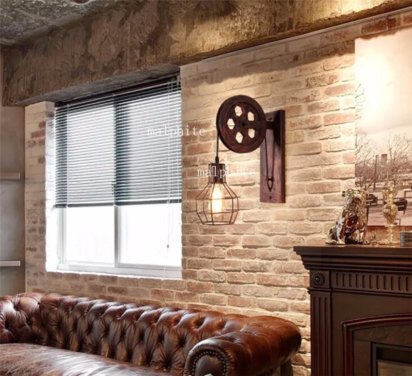 Настенный ретро светильник Американский промышленный светодиодный настенный