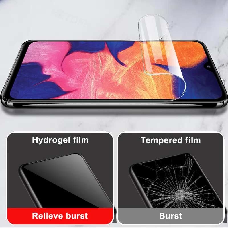Гидрогелевая пленка для Samsung Galaxy A30 A50 A10 A20 A40 A60 A70 A80 защиты экрана A20E A10S A20S A30S A50S 2