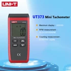 UNI-T UNI T UT373 мини тахометр Бесконтактный цифровой лазерный тахометр обмин Диапазон 10-99999RPM Тахометр одометр спидометр кмч Подсветка