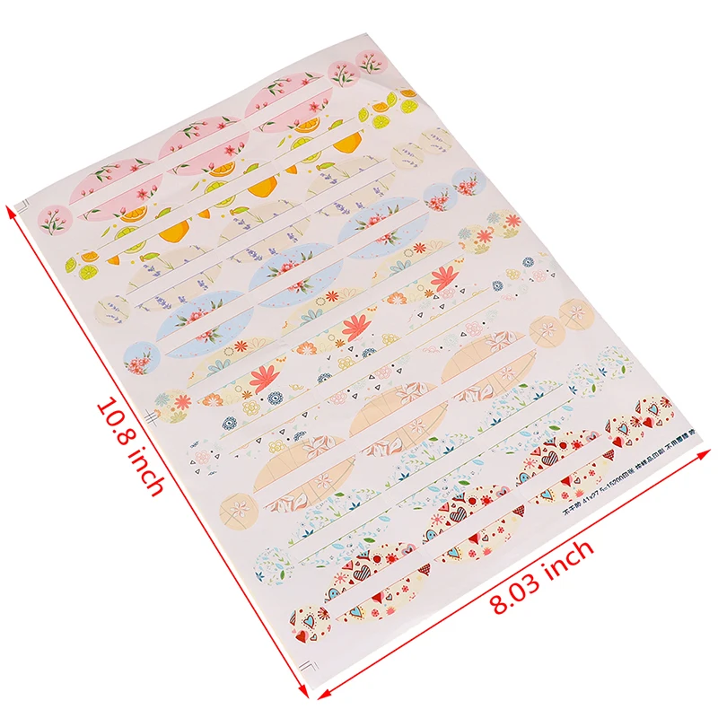 4 листа пустые бумажные стикеры этикетки эфирное масло парфюмерная эссенция