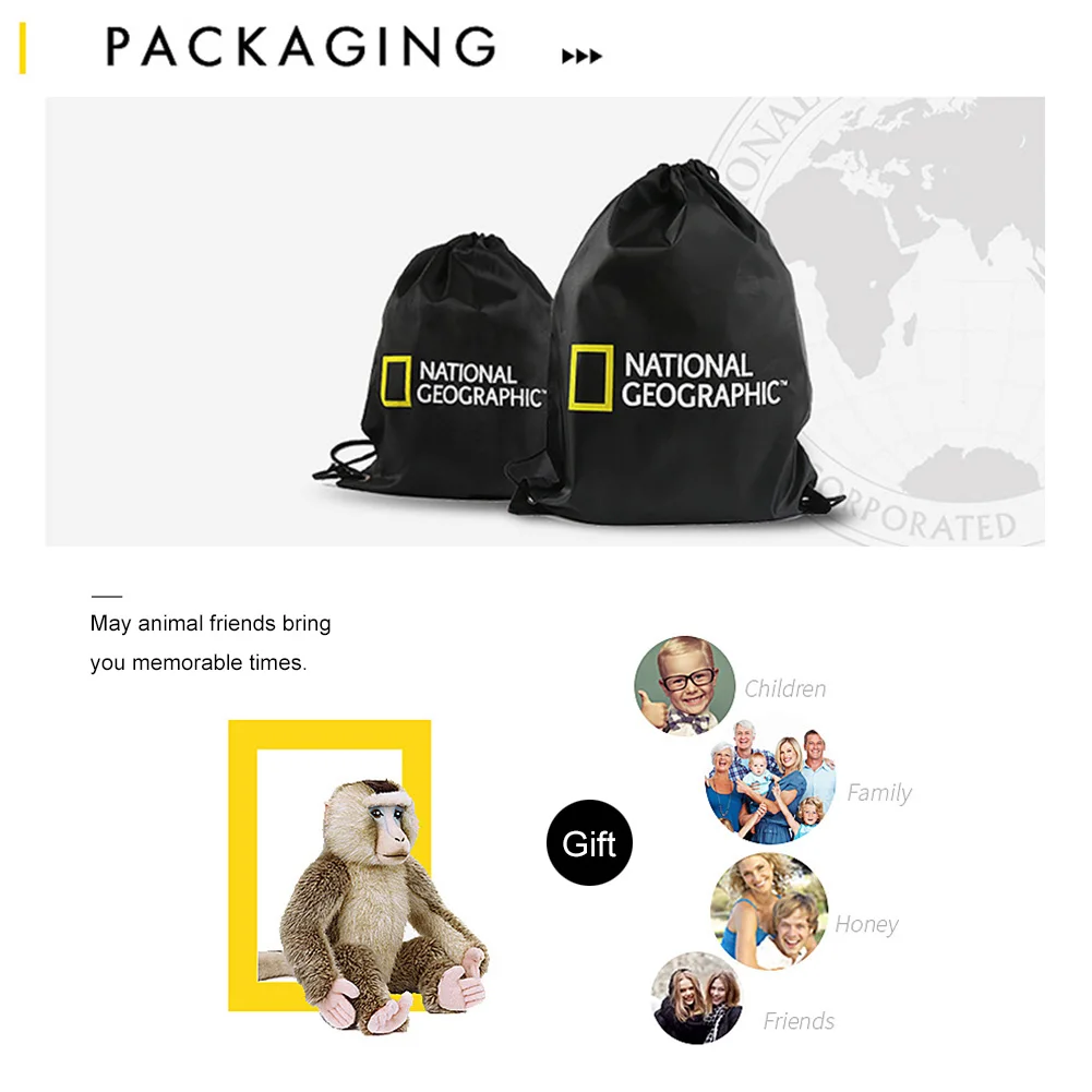 Обезьянка с северным хвостом плюшевая кукла милая обезьянка мягкие животные