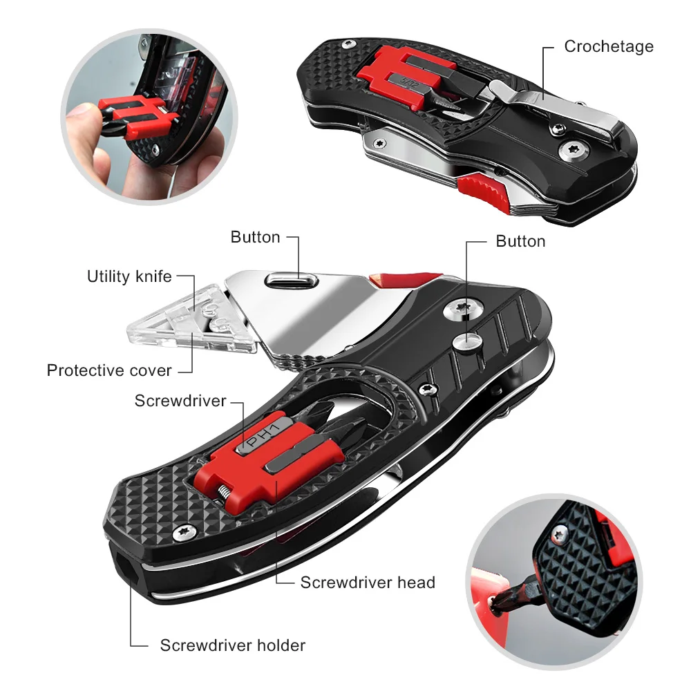 Универсальный нож KSHIELD для электрика многофункциональный резак кабеля труб