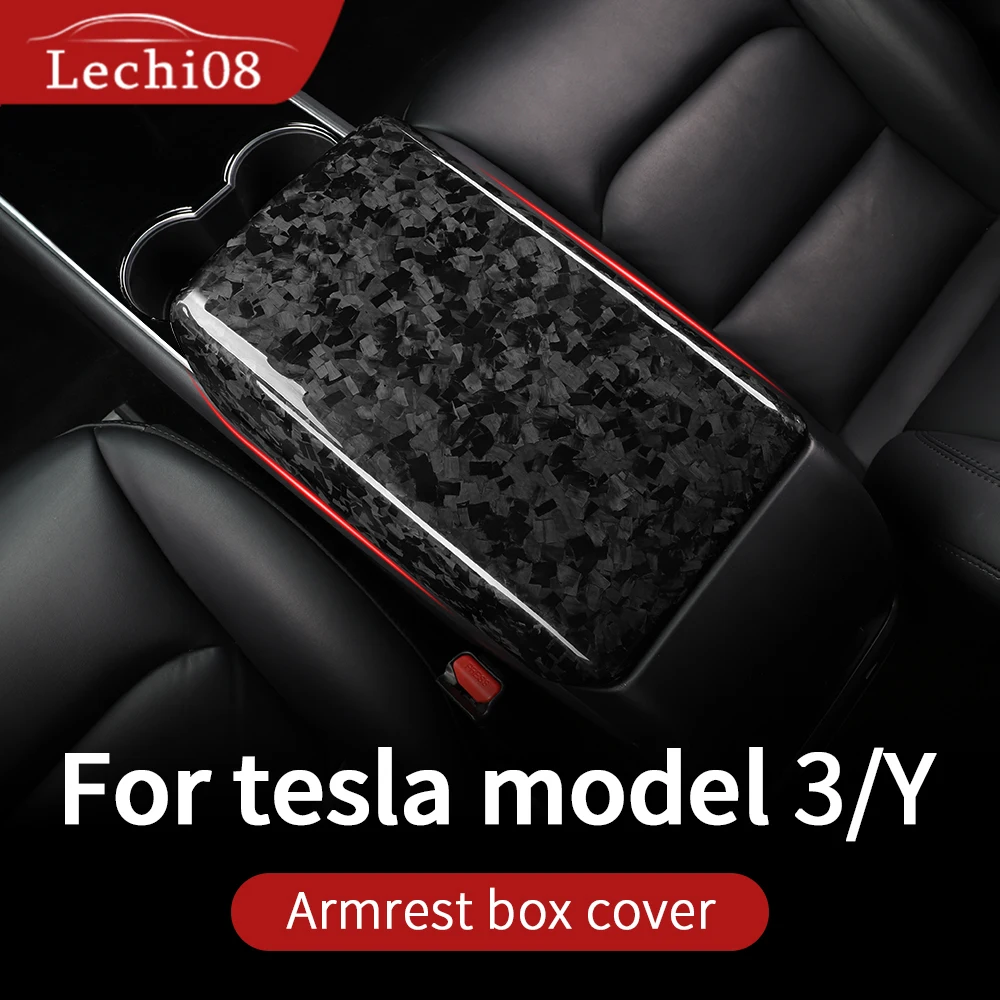 Настоящие кованые Углеродные волокна для Tesla model 3 Аксессуары/автомобильные