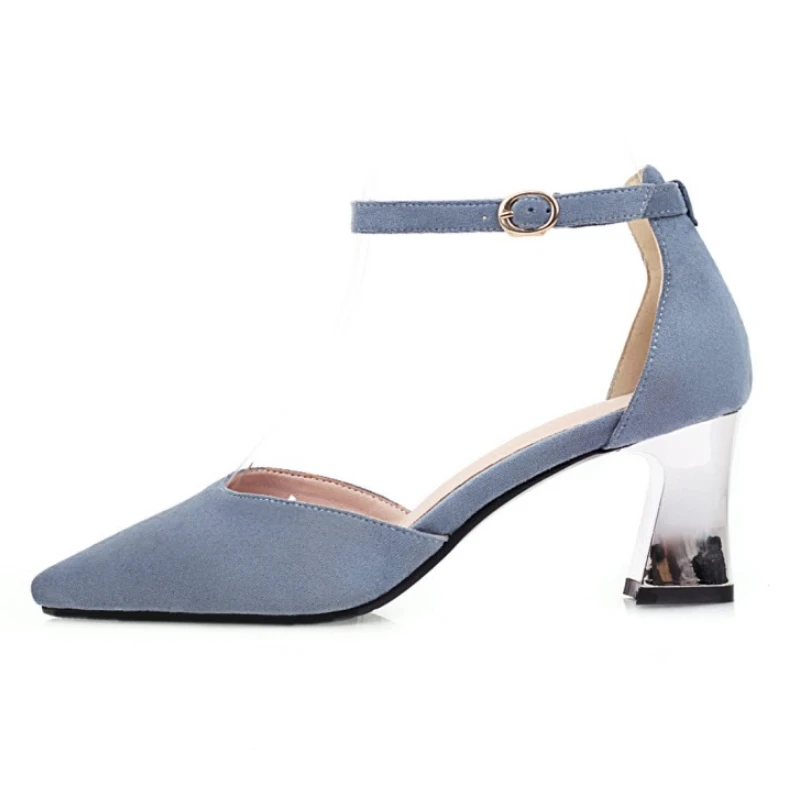 Женские босоножки с острым носком TAOFFEN повседневные однотонные мягкие уличные