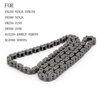camshaft timing chain for kawasaki ex250 ex300 zzr250 ninja er250 er300 z250 z300 kle250 anhelo versys kle300 cam time chain