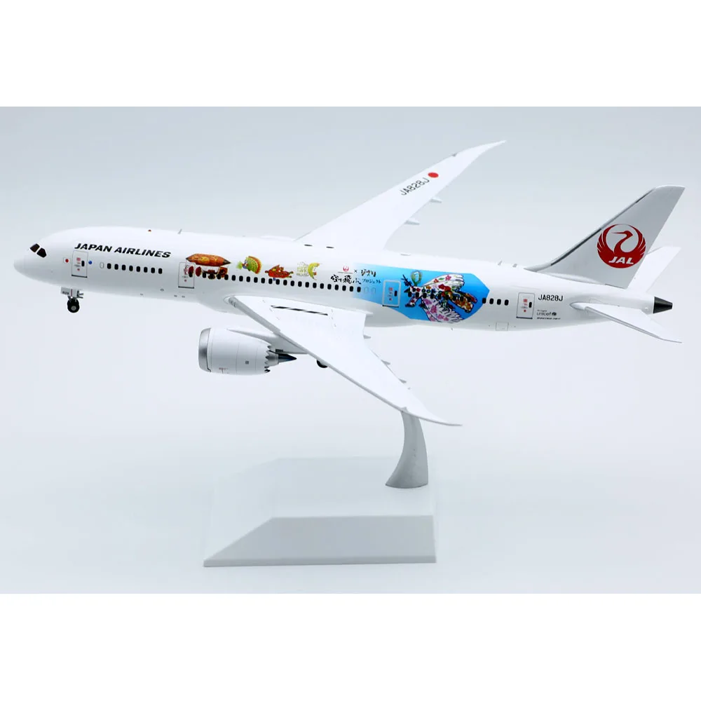 Фото Коллекционный самолет из сплава 1:200 в подарок JC Wings XX2159 Japan Airlines «Dreamliner» Boeing B787-8, литой под давлением самолет JET, модель JA828J №2
