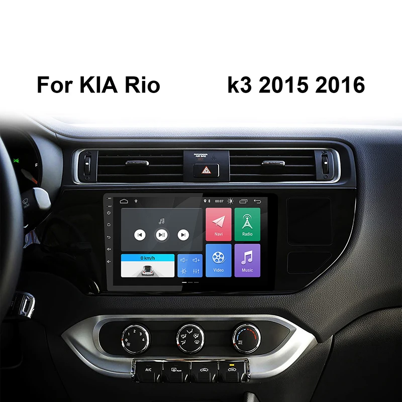 Для Kia RIO K3 2015 2016 9 дюймов Android 8 1 2 Din Автомобильный мультимедийный стерео плеер