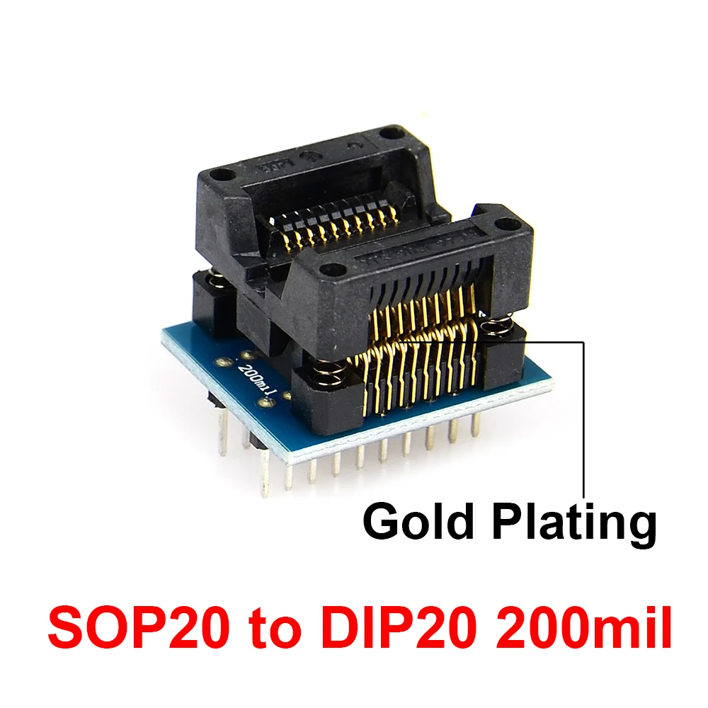 6 шт. адаптер TSSOP28 SSOP28 фотоадаптер SOP20 SOP16 SOP8 150 мил 200 DIP8 совместимый с tssop20 ssop20 tssop8