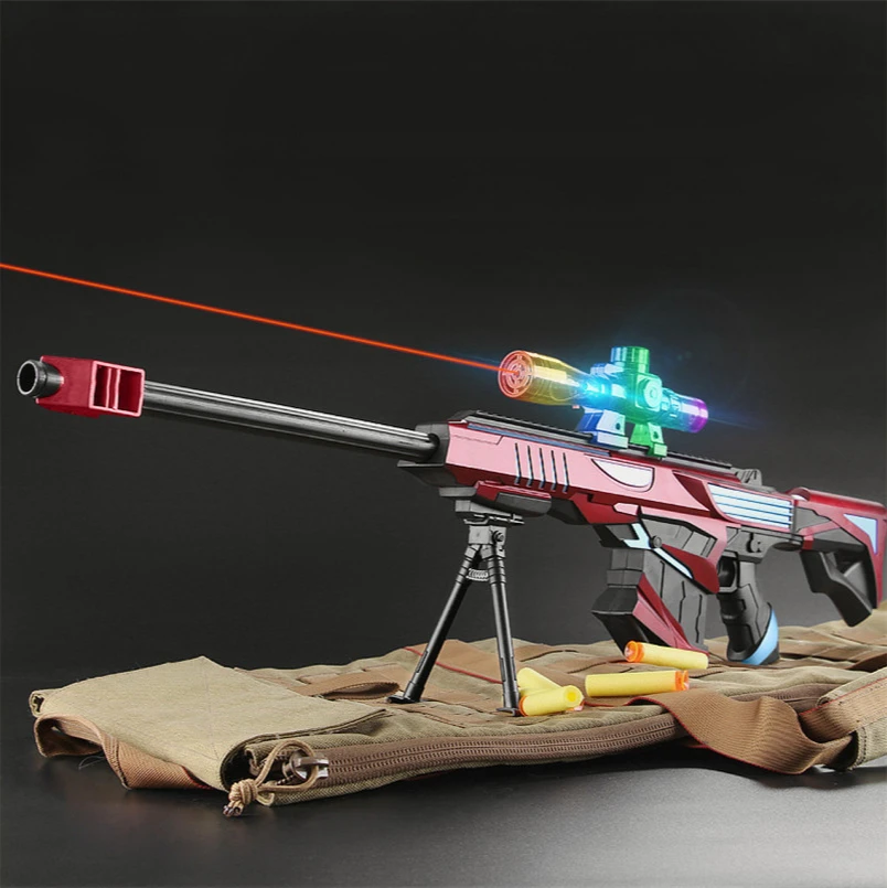 Водяной пистолет Barrett Aurora имитация мягкой пули снайперская детская игрушка