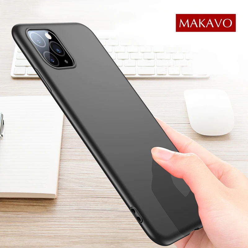 For iPhone 11 Pro Max Case Soft Liquid Silicone Shockproof Back Cover Phone Cases Coque |