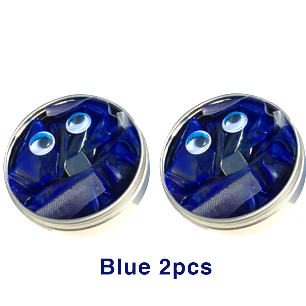 Blue 2pcs Забавная Магнитная резиновая грязь Сделай Сам Магнитная слизи полимерная умная глина резиновая красочная Новинка антистрессовая игрушка слизи игрушки для детей - Цвет: Blue 2pcs