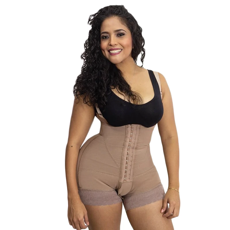 

Fajas Colombianas Shapewear Open File High Compression Tummy Control Slimming Lace Body Shaper Skims Kim Kardashian