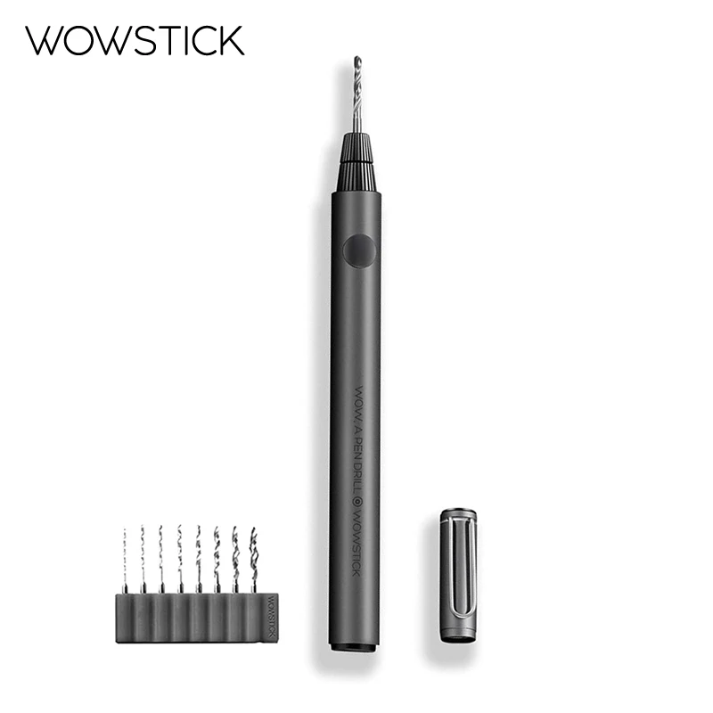 Дрель Wowstick миниатюрная беспроводная с литиевым аккумулятором и алюминиевыми