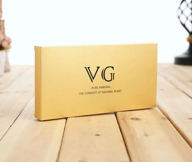 50 мл Косметические эфирные масла упаковочная коробка золотого цвета матовая ламинированная бумажная для