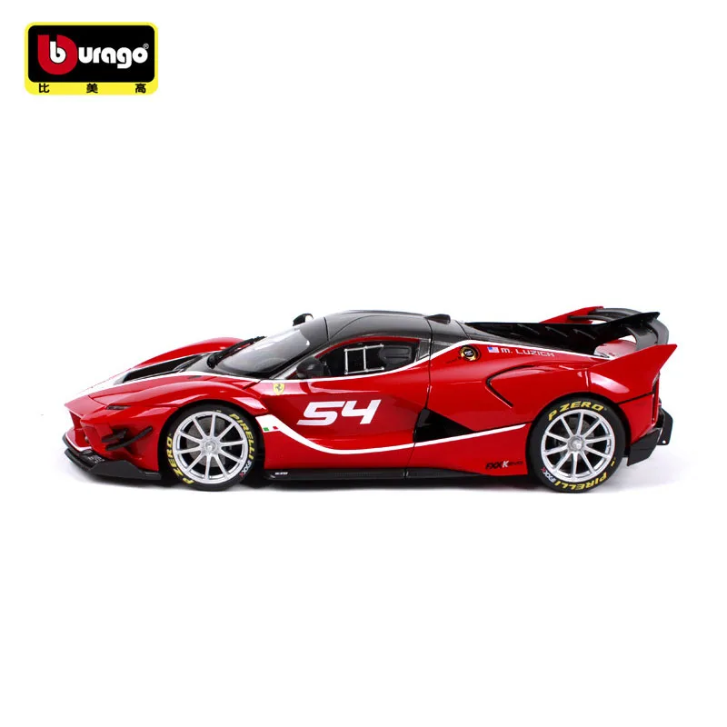 1:18 Bburago FXX K EVO красная Изысканная версия гоночный автомобиль в твердом переплете