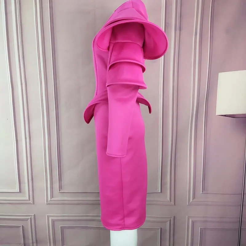 Красная роза миди платье с длинными рукавами на осень пикантная обувь Сезон Зима