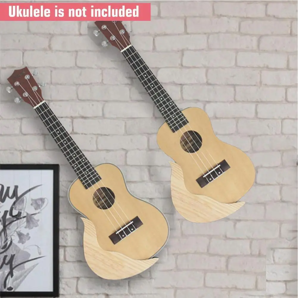 

Guitar Stand Wooden Wall Mount Holder Ukulele Stand Wall Rack Right Support For Hawaiian Shelf Guitar Bracket Left On Displ V2N7