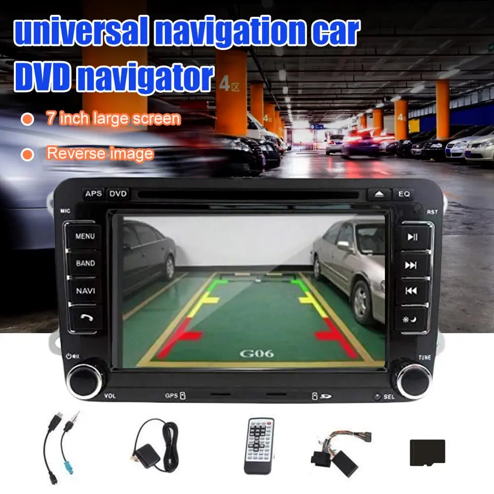 Автомагнитола Letouch Bluetooth стерео 7 дюймов 2 Din HD GPS навигация для VW поддержка DVD CD
