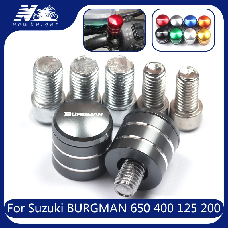 

Алюминиевые болты для руля заднего вида Suzuki BURGMAN 650 400 125 200 CNC
