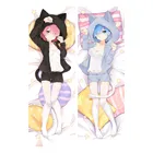 Женская наволочка Dakimakura Ram Rem Re: жизнь в другом мире от нуля наволочка для подушки сексуальная девушка наволочка для длинного обнимания тела